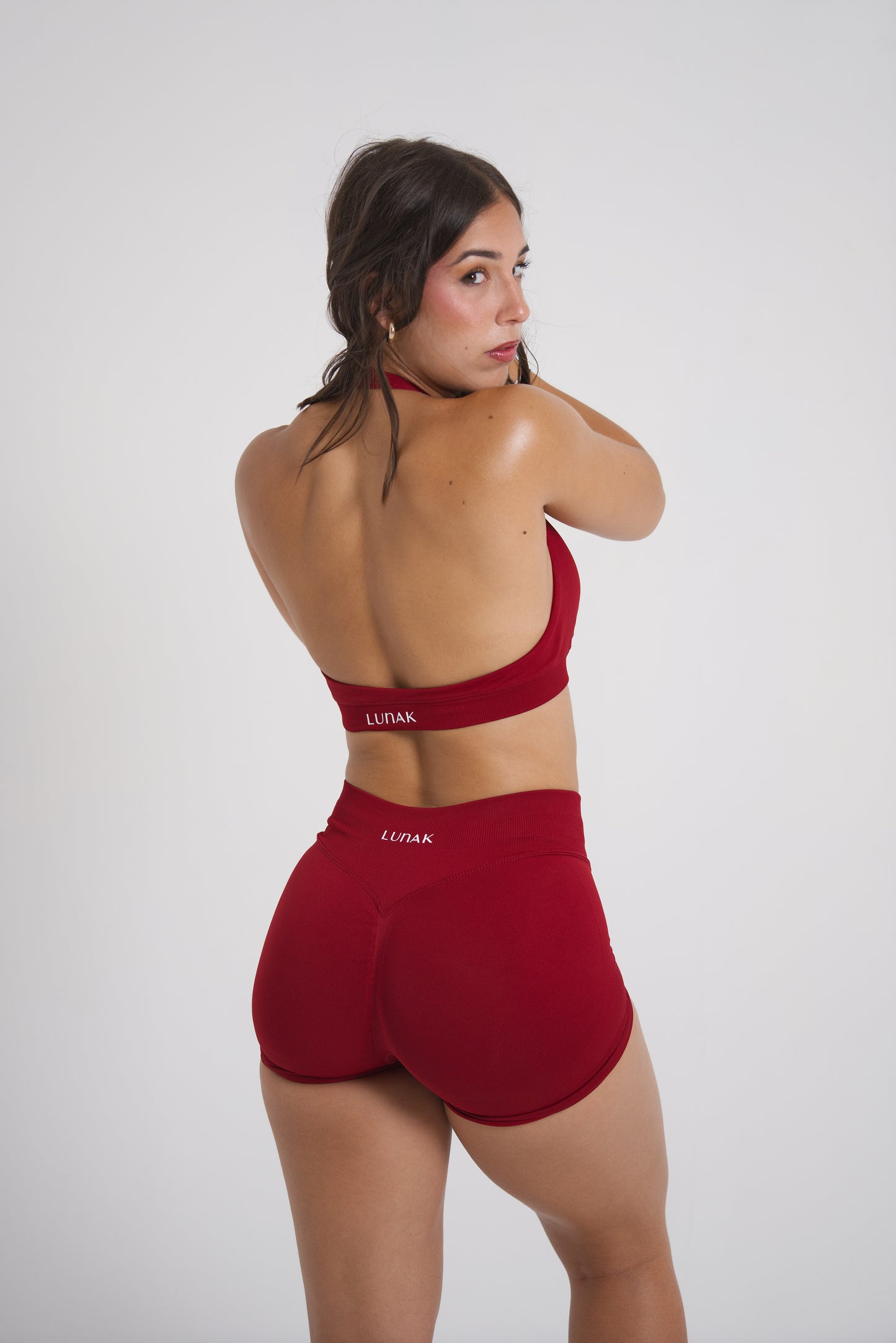 ORIGIN HALTER TOP CLARET
